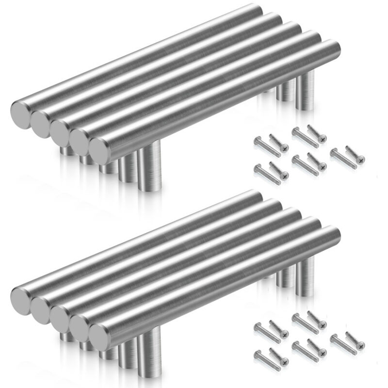 foto del prodotto swanew maniglie per mobili maniglia da cucina maniglia per porta 64 320 mm maniglia per mobile da cucina 156x96x10mm 100 pezzi