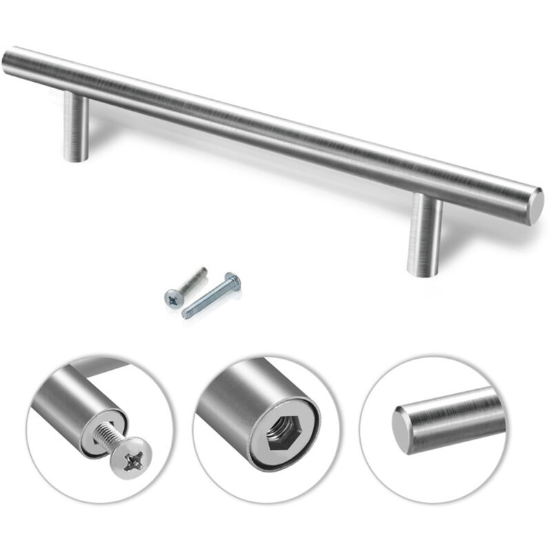 foto del prodotto swanew maniglie per mobili maniglia da cucina maniglia per porta 64 320 mm maniglia per mobile da cucina 188x128x12mm 100 pezzi