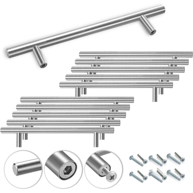 foto del prodotto swanew maniglie per mobili maniglia per bar maniglia per armadi maniglia per cucina 220x160x12mm 20 pezzi