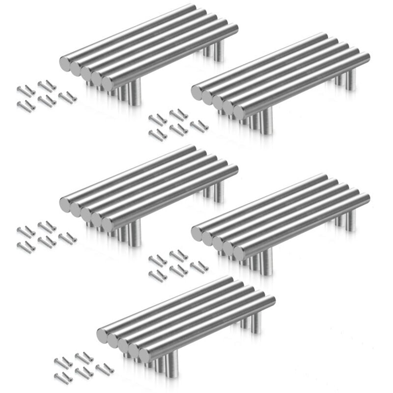 foto del prodotto swanew maniglie per mobili maniglie per armadietti maniglie per armadietti da cucina bagno maniglie per cucina ufficio 156x96x10mm 10 pezzi