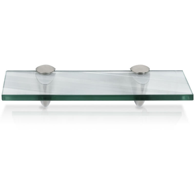 foto del prodotto swanew mensola da parete in vetro. mensola in vetro da bagno 30 x 10 cm 8 mm trasparente