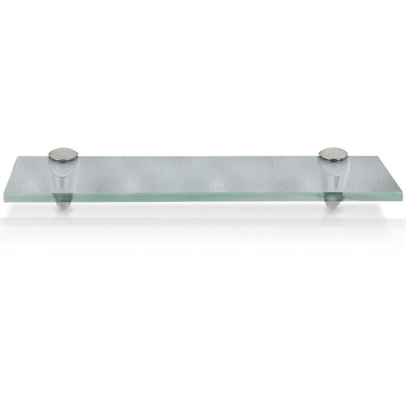 foto del prodotto swanew mensola da parete in vetro. mensola in vetro da bagno 40 x 10 cm 8 mm satinato