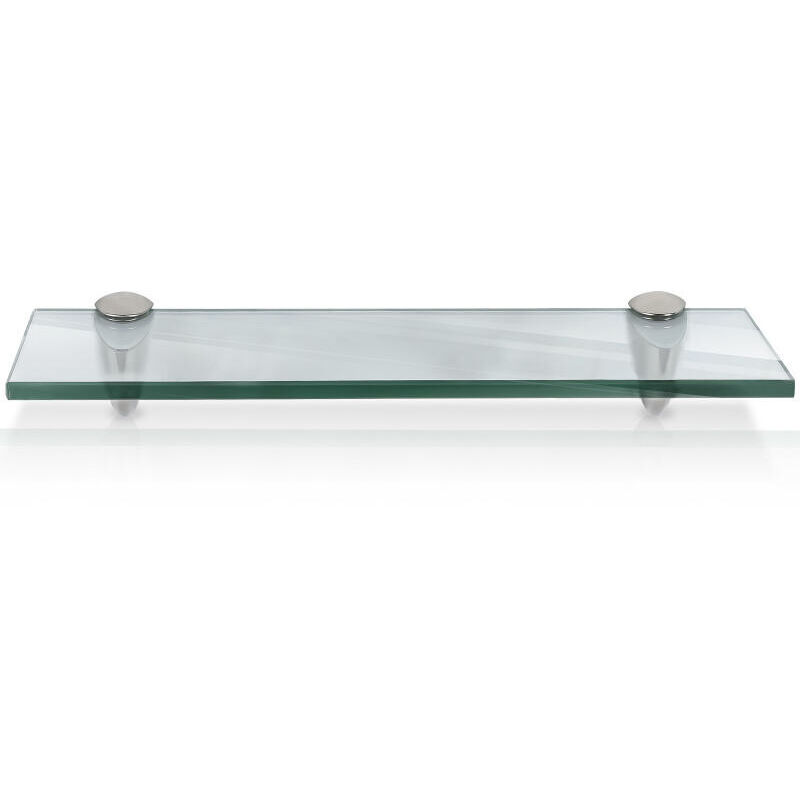 foto del prodotto swanew mensola da parete in vetro. mensola in vetro da bagno 40 x 10 cm 8 mm trasparente
