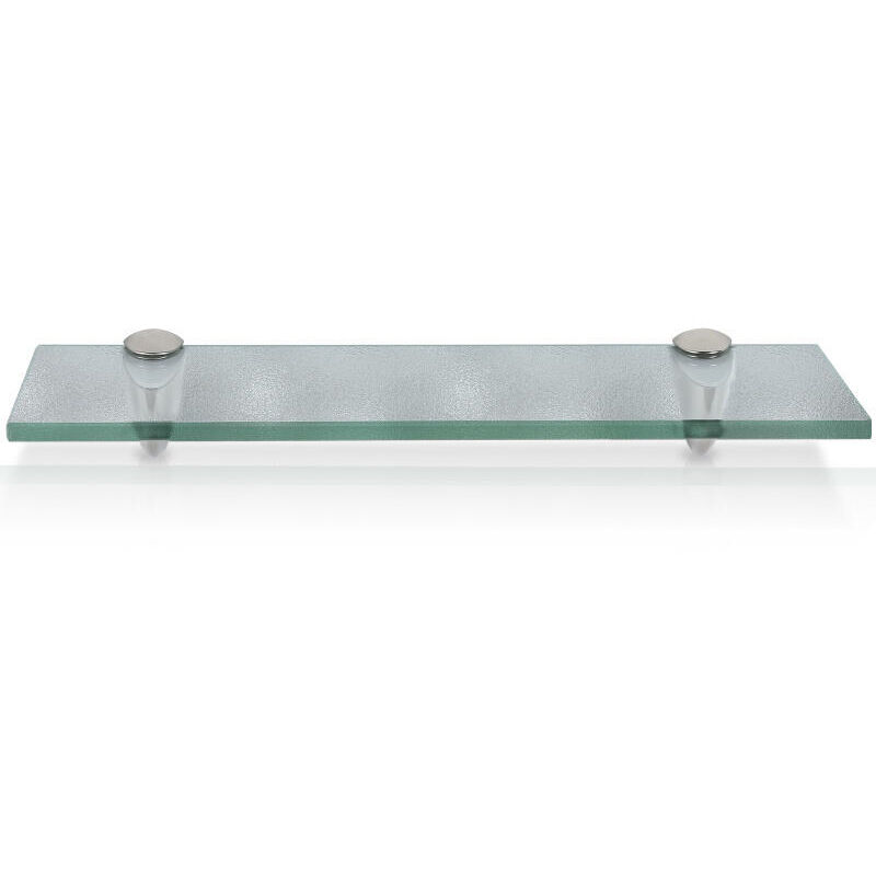 foto del prodotto swanew mensola da parete in vetro. mensola in vetro da bagno 50 x 10 cm 8 mm satinato