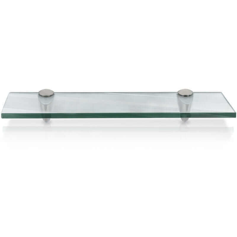 foto del prodotto swanew mensola da parete in vetro. mensola in vetro da bagno 60 x 10 cm 8 mm trasparente
