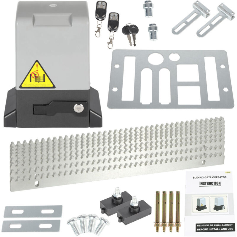 foto del prodotto swanew motorizzazione cancello 750w scorrevole elettrico automatico 220v peso 1600 kg cancello scorrevole lunghezza massima 12m per anta velocit 39