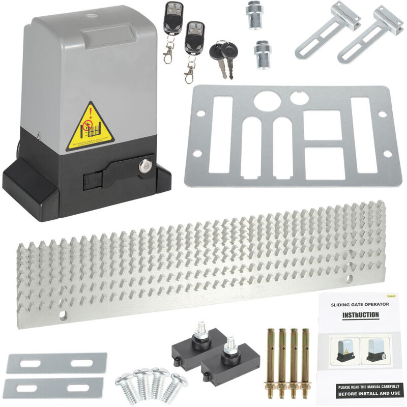 foto del prodotto swanew motorizzazione cancello 750w scorrevole elettrico automatico 220v peso 1600kg cancello scorrevole lunghezza massima 12m per anta velocit 39