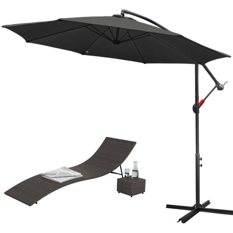 foto del prodotto swanew ombrellone deport jardin pavillon 350 cm grigio