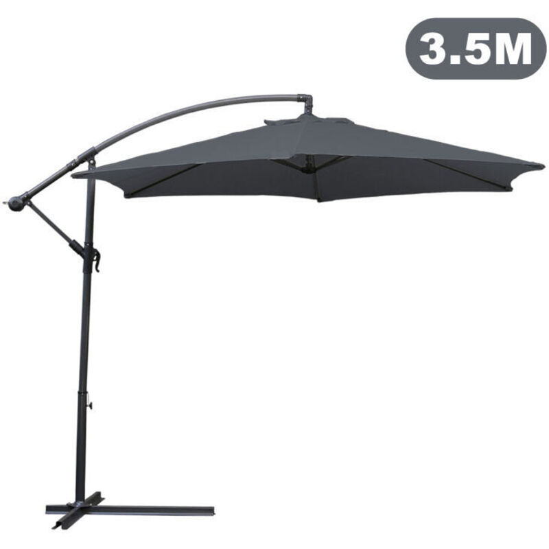 foto del prodotto swanew ombrellone deport jardin pavillon 350 cm grigio