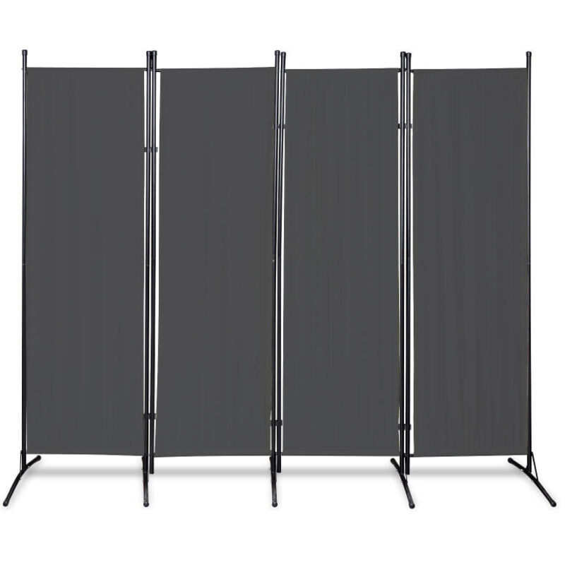 foto del prodotto swanew paravent 4 soggetto outdoor partition homestyle balcony garden room divisore esteso antracite