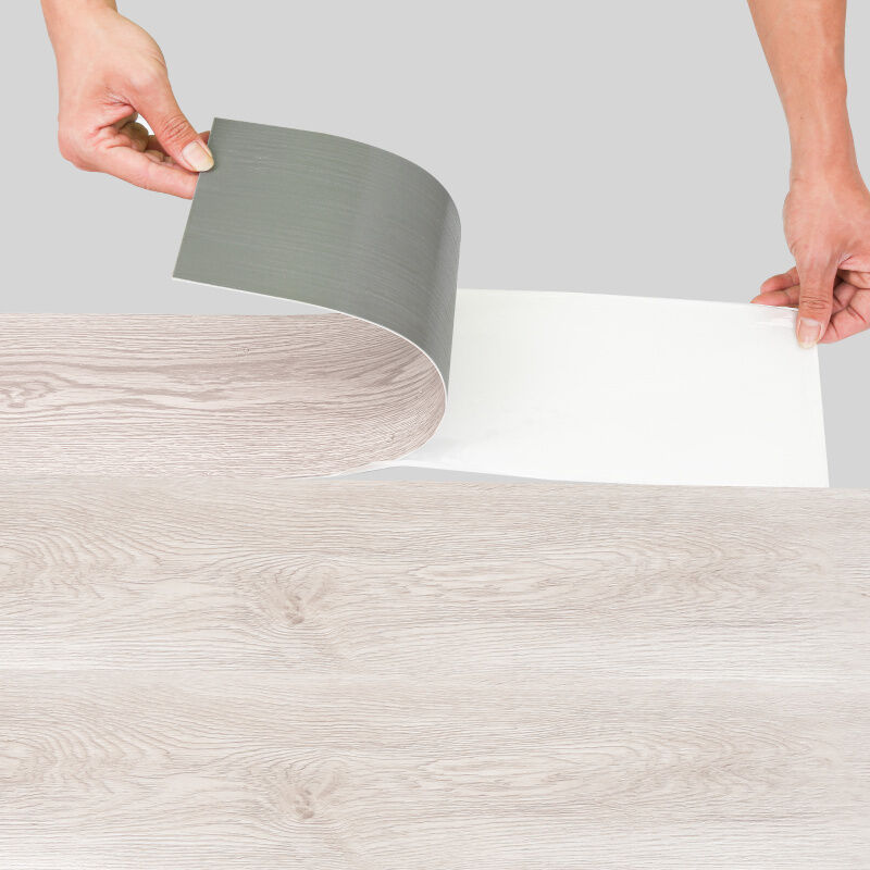 foto del prodotto swanew pavimenti in pvc moquette per interni pavimenti in vinile antisdrucciolo quercia bianca. circa 2m 