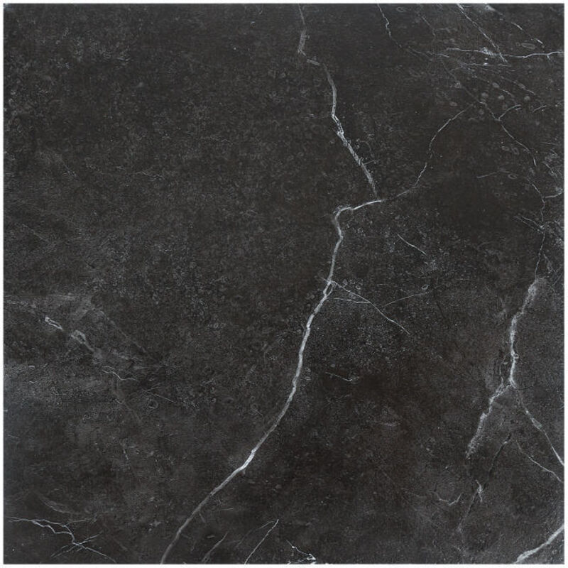 foto del prodotto swanew pavimento adesivo in pvc 4 scatole da 44 piastrelle viniliche autoadesive marmo nero ca.4 m 