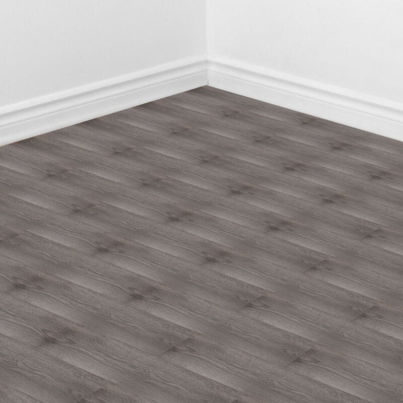 foto del prodotto swanew pavimento in pvc autoadesivo. scatola di 35 pannelli vinilici autoadesivi. rovere notte. circa 5m 