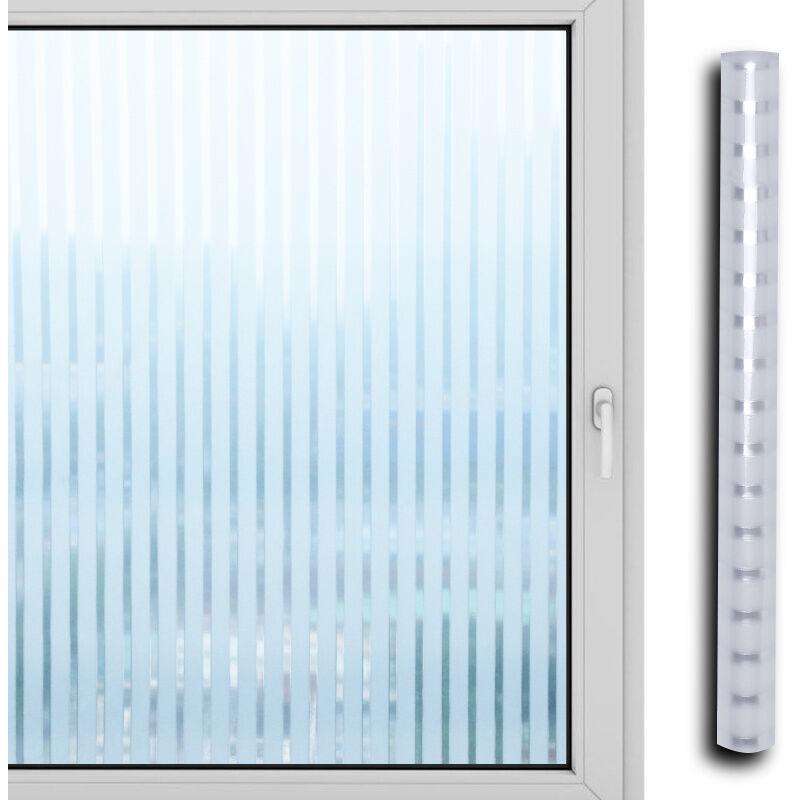 foto del prodotto swanew pellicola per vetri pellicola privacy pellicola per vetri protezione uv per finestra 60x200cm