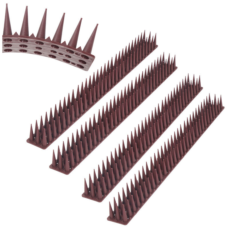 foto del prodotto swanew picchi per piccioni repellente per piccioni, set repellente per piccioni in plastica per balcone, repellente per piccioni 12 pezzi