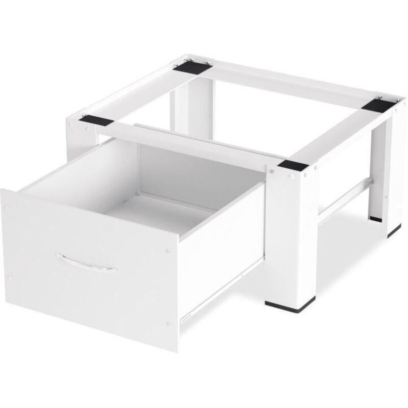 foto del prodotto swanew piedistallo per lavatrice con cassetto antiscivolo. bianco. 62.5 x 54.5 x 32.5 cm