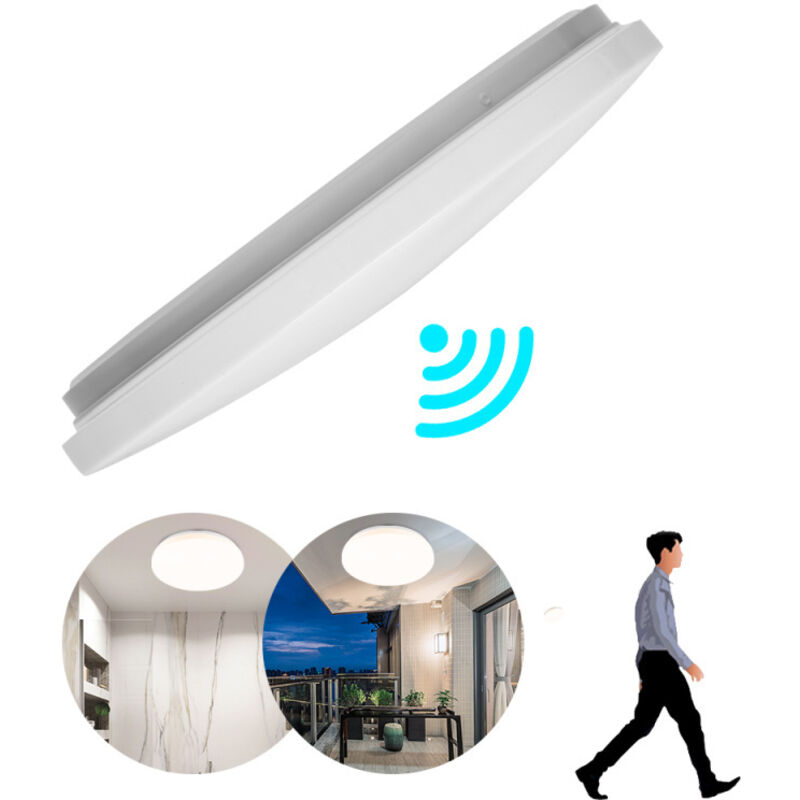 foto del prodotto swanew plafoniera led soggiorno bagno soggiorno 18w bianco neutro
