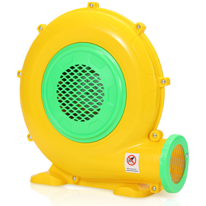 foto del prodotto swanew pompa dell'aria 370w pompa elettrica gonfiabile ventilatore per castelli gonfiabili giallo