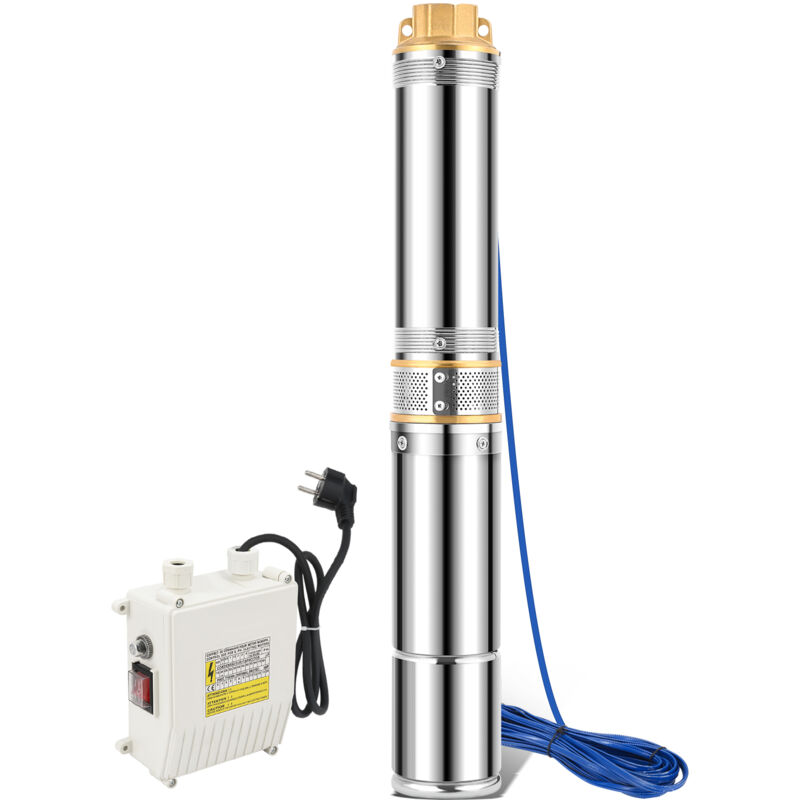foto del prodotto swanew pompa per pozzi 370w pompa sommergibile per acqua di pozzo capacit di pompaggio di acqua pulita fino a 4000l h altezza massima della pompa