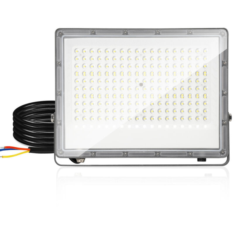 foto del prodotto swanew proiettore a led da 150w illuminazione esterna a led proiettore a led luce fredda ip65 per garage. giardino. terrazza