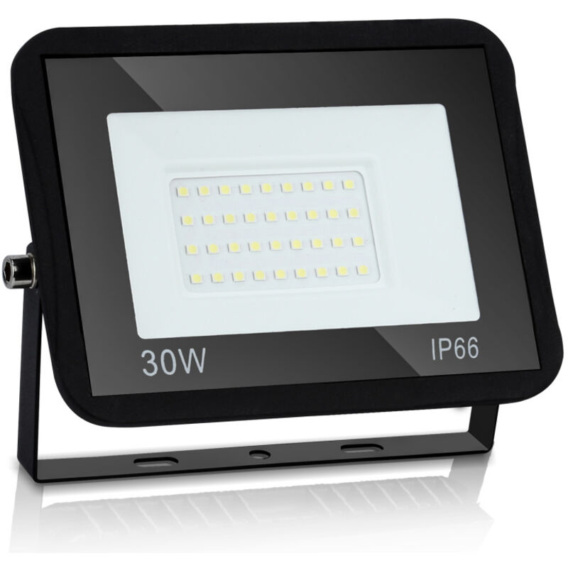 foto del prodotto swanew proiettore a led da 30w illuminazione esterna a led ip66 proiettore a led luce fredda per garage. giardino. terrazza