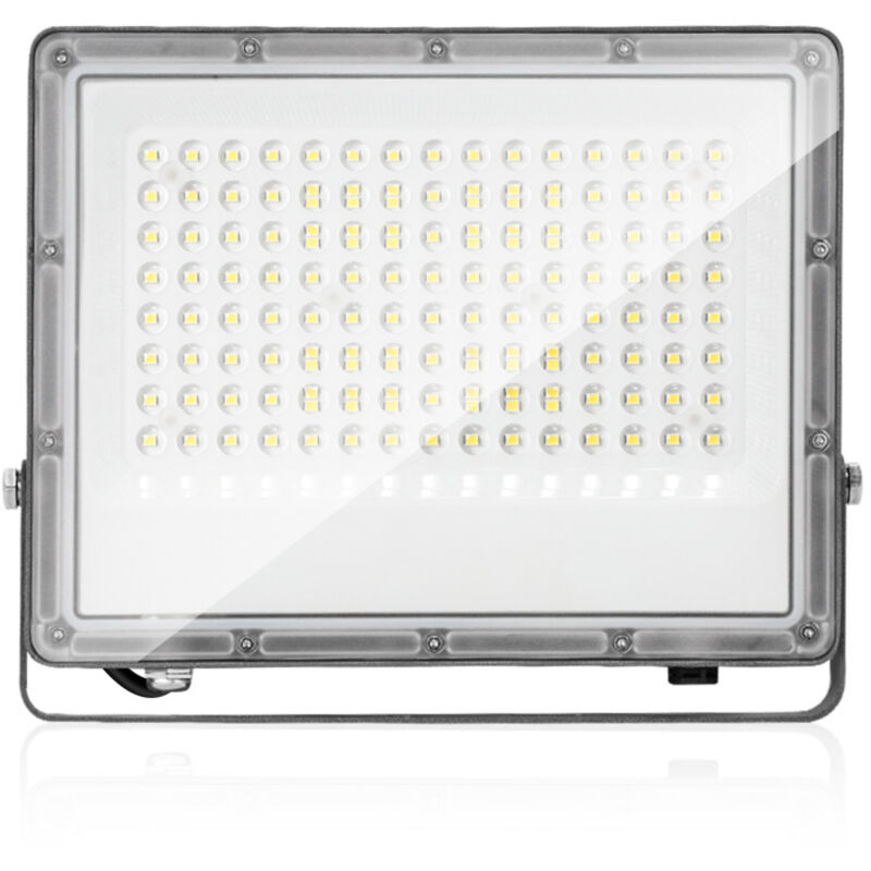 foto del prodotto swanew proiettore led da esterno spot led esterno per giardino ip65 6000k illuminazione di sicurezza 100w bianco freddo