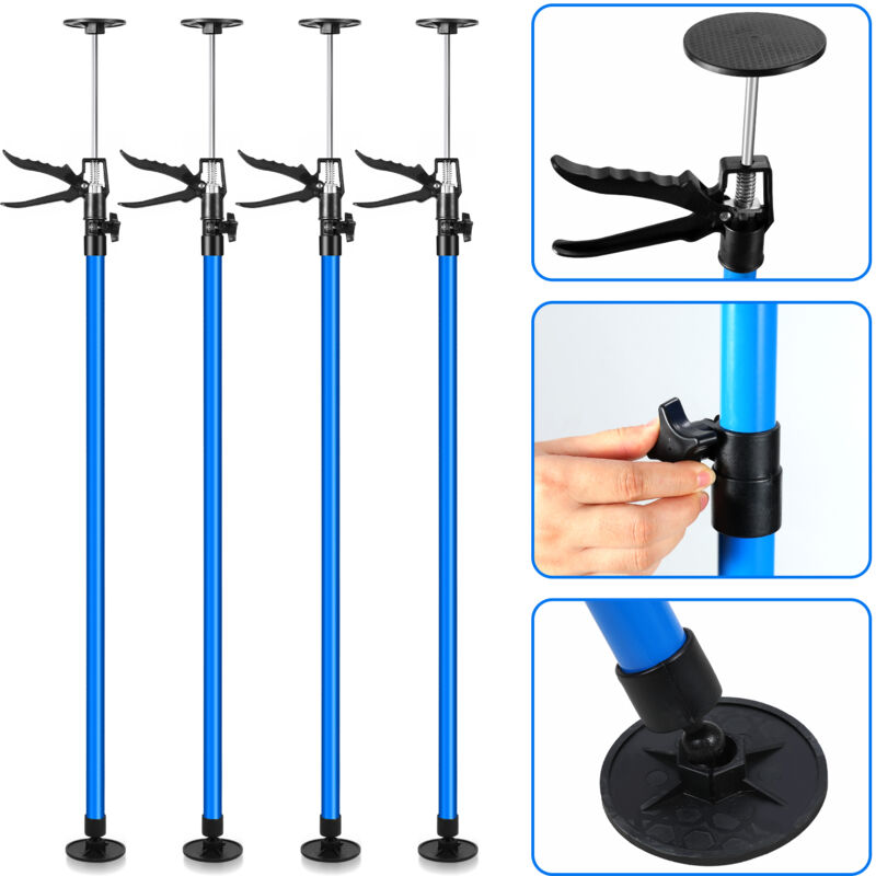 foto del prodotto swanew puntello in acciaio, supporto telescopico, altezza montante porta 115 290cm set di 4