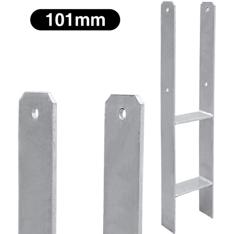 foto del prodotto swanew randaco ancora a h per ancoraggi ancoraggio a terra resistente per garage boccola a terra altezza 600 mm supporto per piede del palo