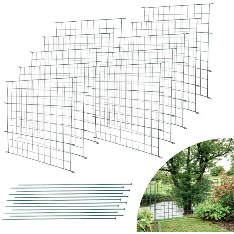 foto del prodotto swanew recinto dello stagno cancello del giardino recinto del giardino libero recinto di protezione dello stagno 22pcs