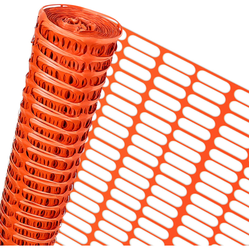 foto del prodotto swanew recinzione di segnalazione 1x50m. recinzione di segnalazione e plastica. arancione