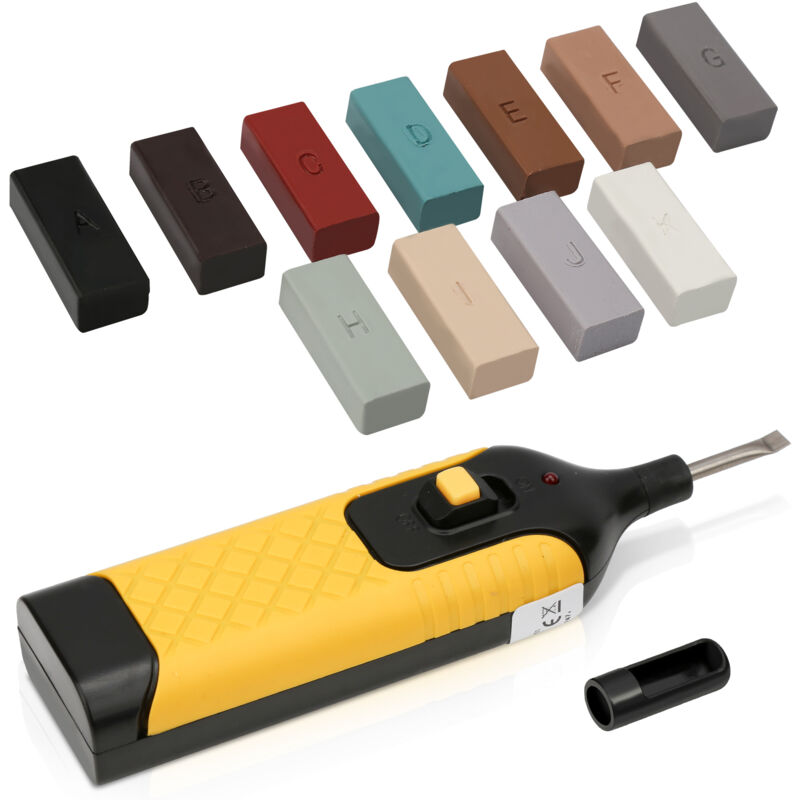 foto del prodotto swanew riparazione ceramica kit di riparazione piastrelle. piastrelle e gres con fusore di cera a batteria