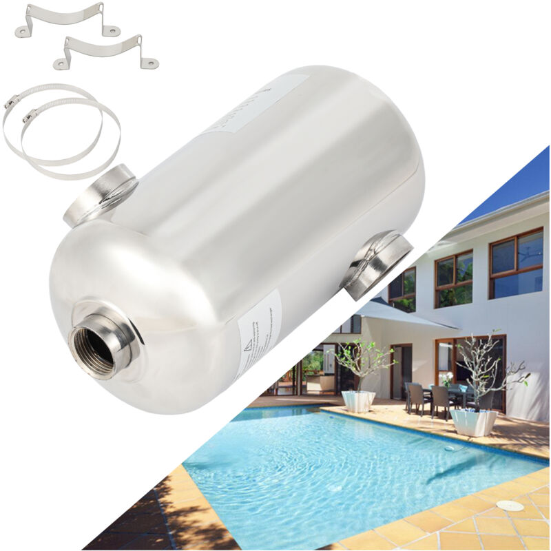 foto del prodotto swanew riscaldamento piscina scambiatore di calore piscina riscaldatore piscina 28kw acciaio inox