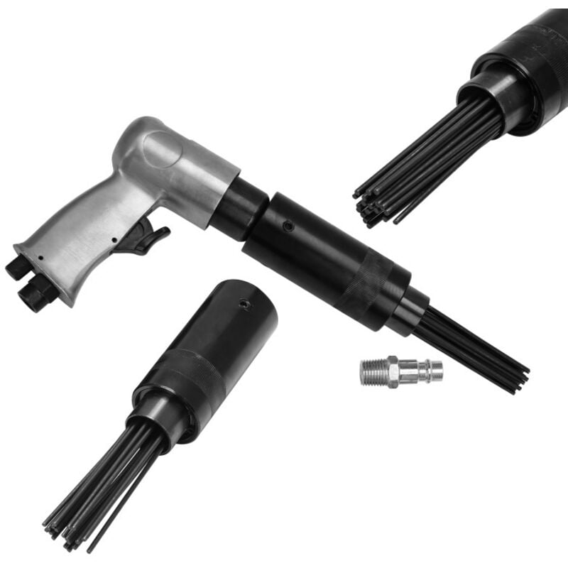 foto del prodotto swanew scaler ad aghi ad aria compressa con pistola ad aghi a testa di ricambio 19 aghi 1/4'