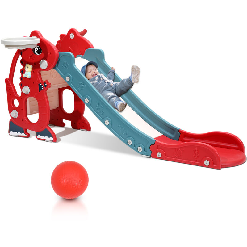 foto del prodotto swanew scivolo per bambini 4 in 1 scivolo scivolo da giardino per 1 6 anni giocattolo per bambini mini