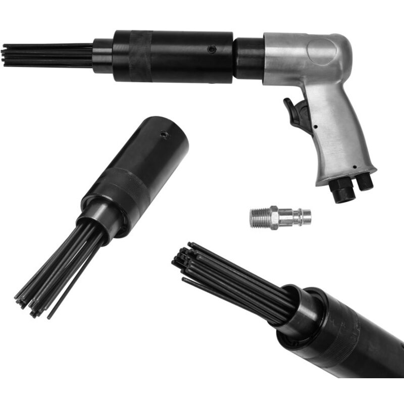 foto del prodotto swanew set di scaler ad aghi ad aria compressa con testa di ricambio pistola ad ago a griglia a 19 aghi