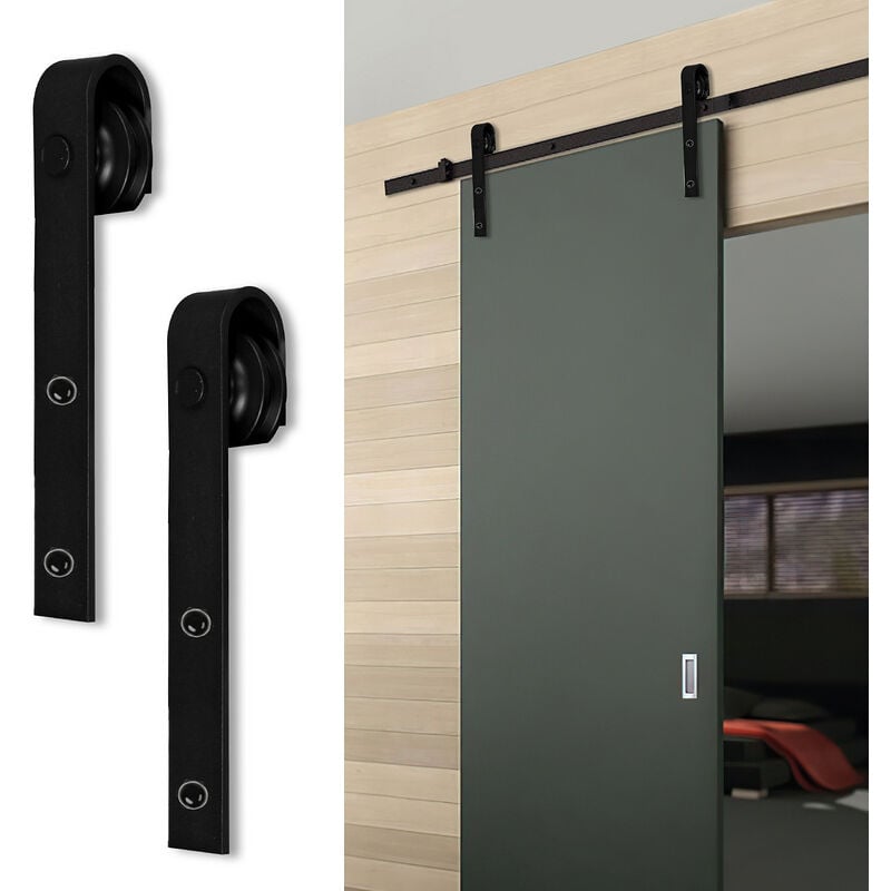 foto del prodotto swanew sistema di porte scorrevoli sistema di porte scorrevoli puleggia maniglia per porte scorrevoli stripes 152cm
