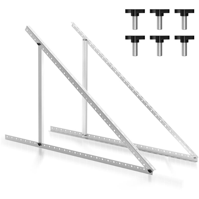 foto del prodotto swanew staffe per pannelli solari da 41 104 cm con inclinazione regolabile per barche. camper. tetti. pavimenti. sistemi di pannelli solari