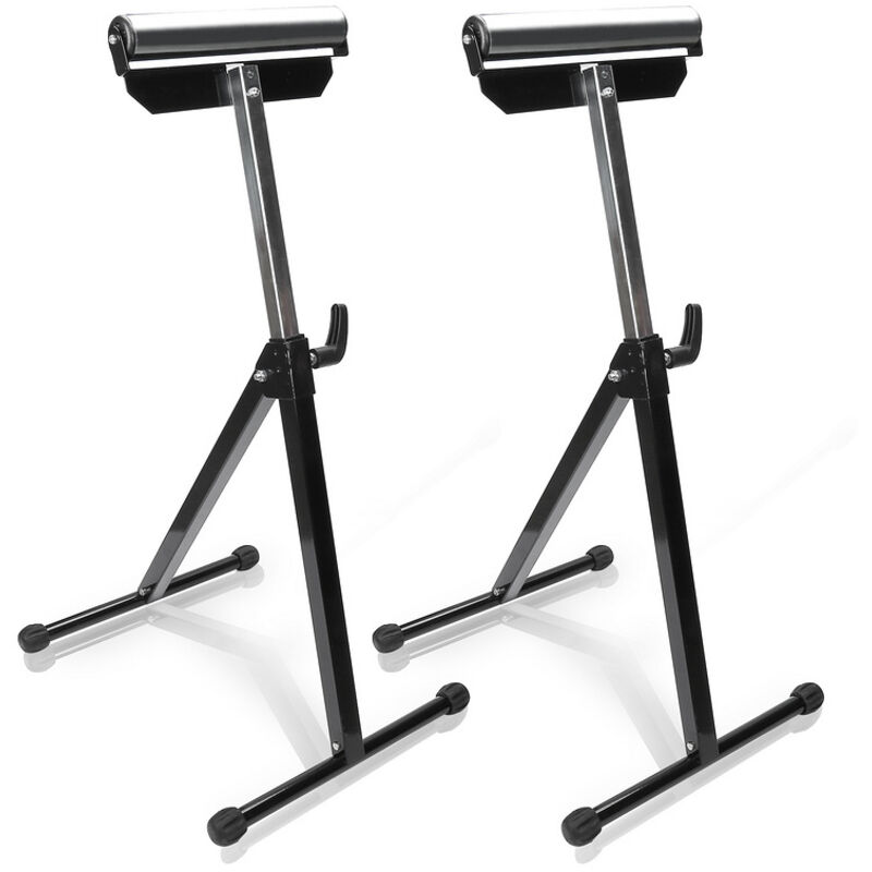 foto del prodotto swanew supporto a rotelle set di 2 supporti a rotelle fino a 60 kg anteriori e regolabili in altezza 68 108 cm
