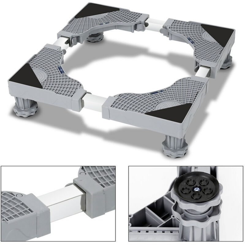 foto del prodotto swanew supporto per lavatrice base per lavatrice regolabile base per lavatrice regolabile 41 64 cm a 4 piedi