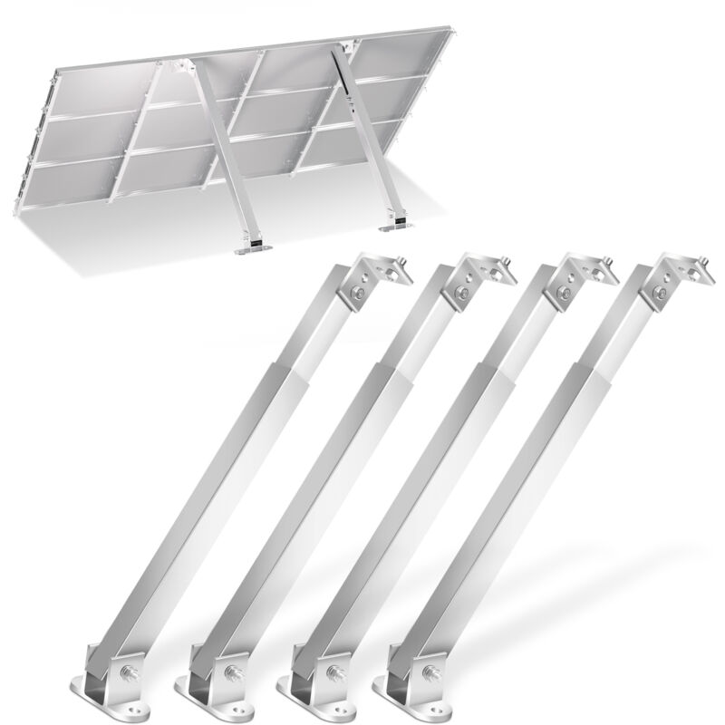 foto del prodotto swanew supporto per pannello solare fotovoltaico 15 30 supporto per montaggio a terra regolabile supporto per pannello solare