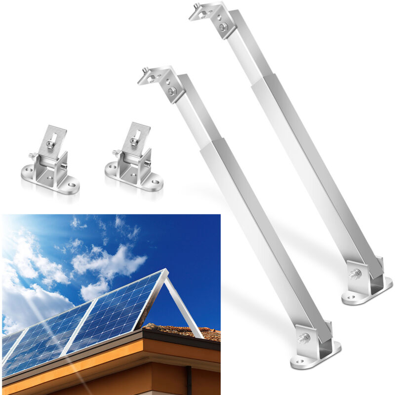 foto del prodotto swanew supporto regolabile per pannelli solari elevazione fotovoltaica stazione elettrica da balcone per moduli solari angolo di inclinazione