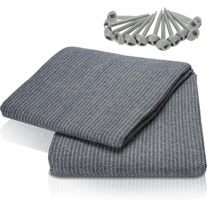 foto del prodotto swanew tappetino per tenda tenda impermeabile da campeggio telo per tenda all aperto telo da picnic coperta caravan ,grigio, 250x250cm