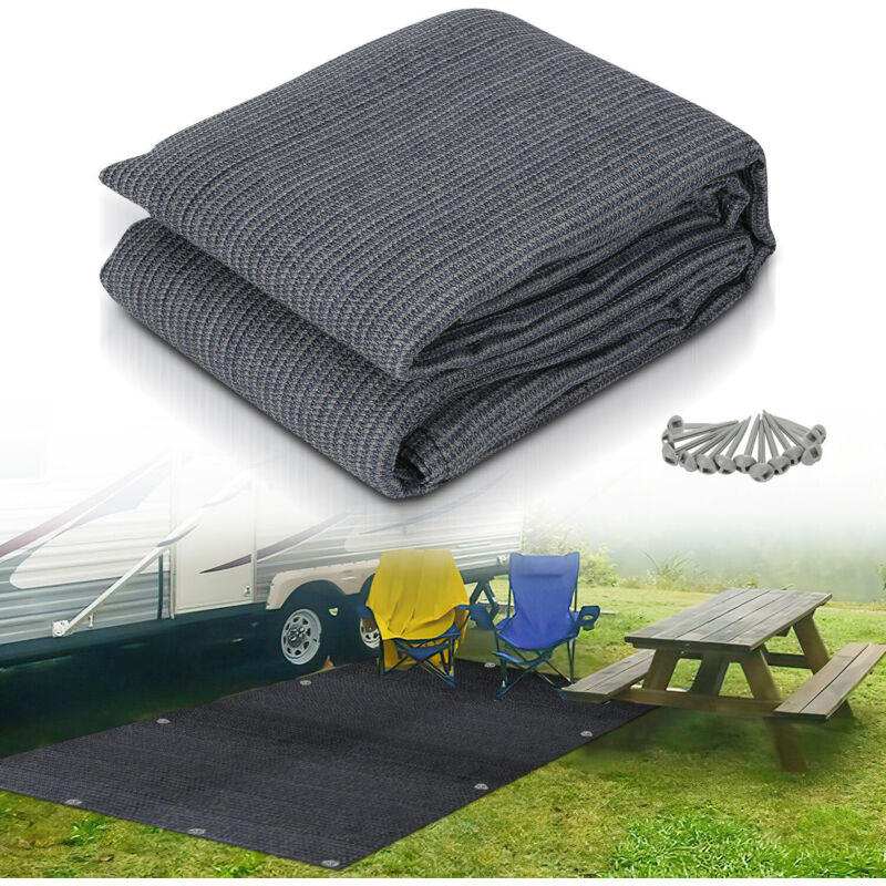 foto del prodotto swanew tappetino per tenda tenda impermeabile da campeggio telo per tenda all aperto telo da picnic coperta caravan ,grigio, 250x300cm