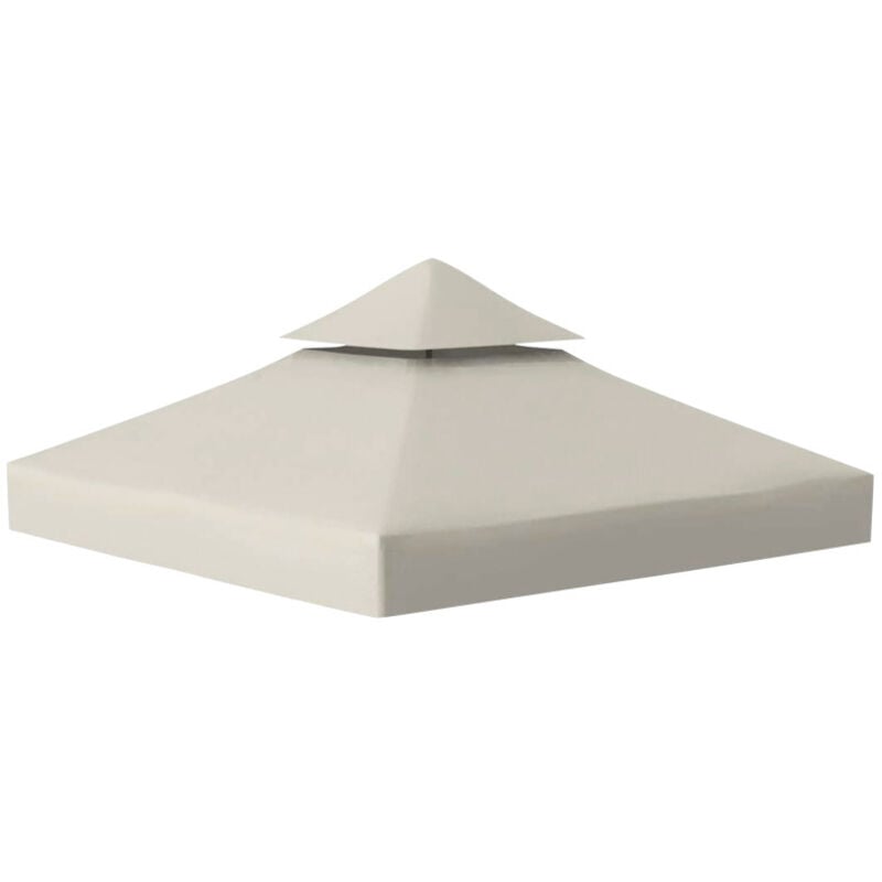 foto del prodotto swanew tetto di ricambio per gazebo a pergola 3x3m in beige 150g m2 tetto per tenda da ricevimento