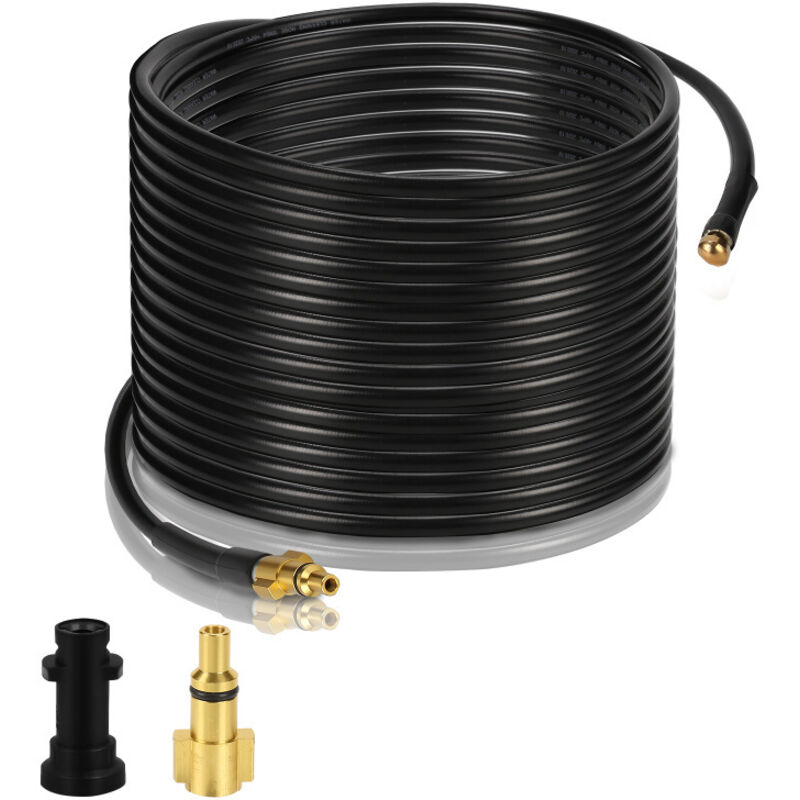foto del prodotto swanew tubo per idropulitrice tubo flessibile nero per sblocco pulizia 20m