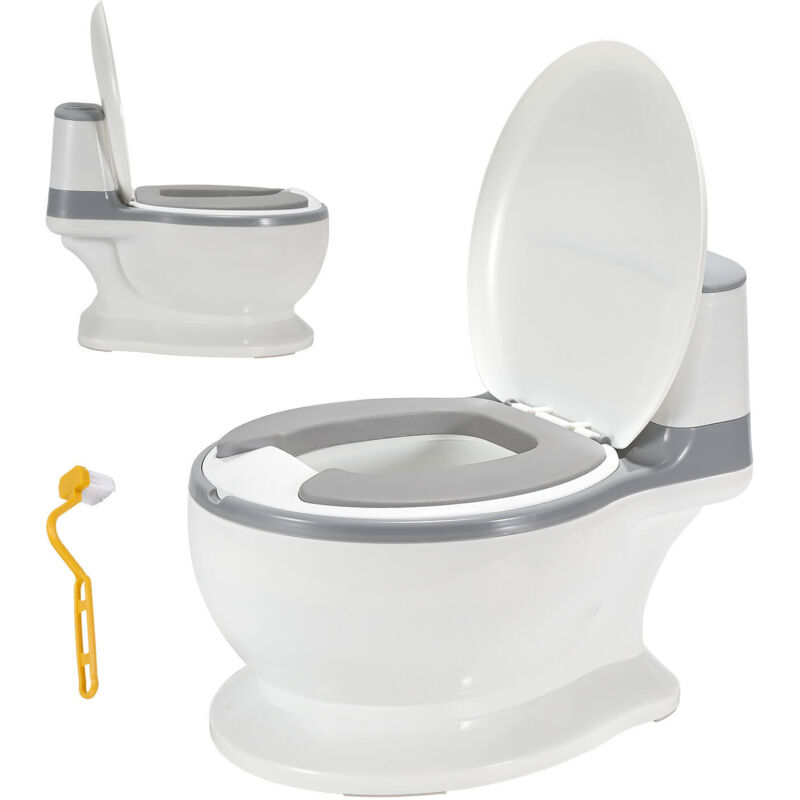 foto del prodotto swanew vasino servizi igienici bambino realistico con rumore di sciacquone. per l addestramento alla toilette di bambini e bambine