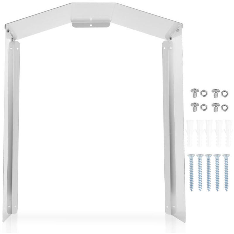 foto del prodotto swanew wallbox protezione antipioggia in acciaio inox per wallbox 45 x 40 x 20 cm copertura per stazione di ricarica