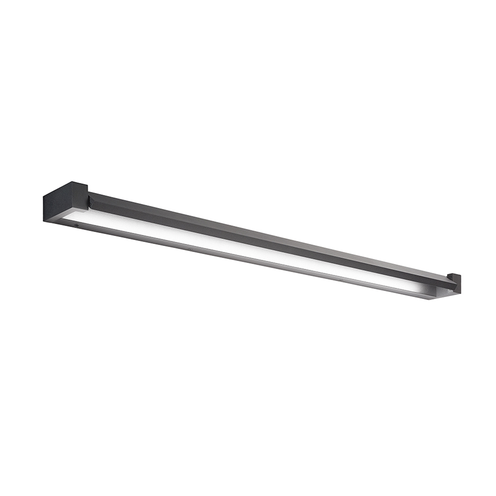 foto del prodotto sway applique led 35w 3200lm cct 3000k 4000k 6000kin metallo verniciato nero orientabile 100cm