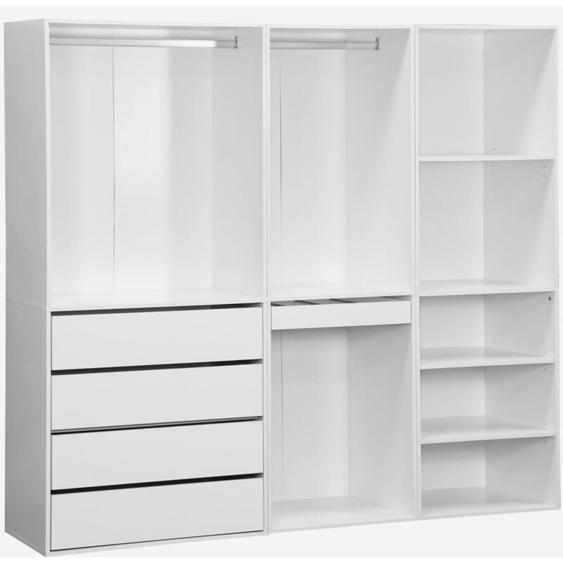 foto del prodotto sweeek armadio guardaroba modulare con 3 elementi