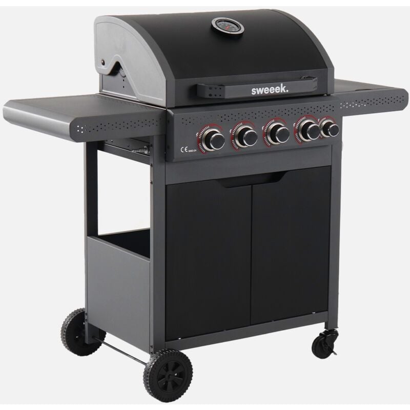 foto del prodotto sweeek barbecue a gas 4 bruciatori e 1 fuoco laterale